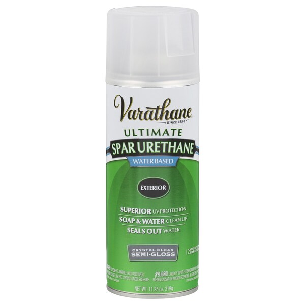 Varathane Transparent SemiGloss Crystal Clear WaterBased Urethane